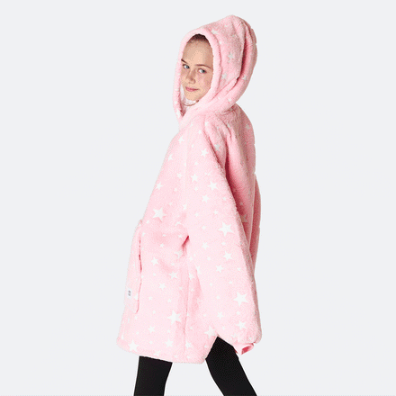 Lasten Pinkki Tähdet HappyHoodie