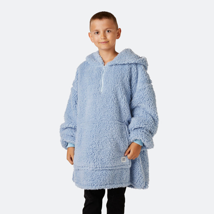 Lasten Sininen Sherpa HappyHoodie