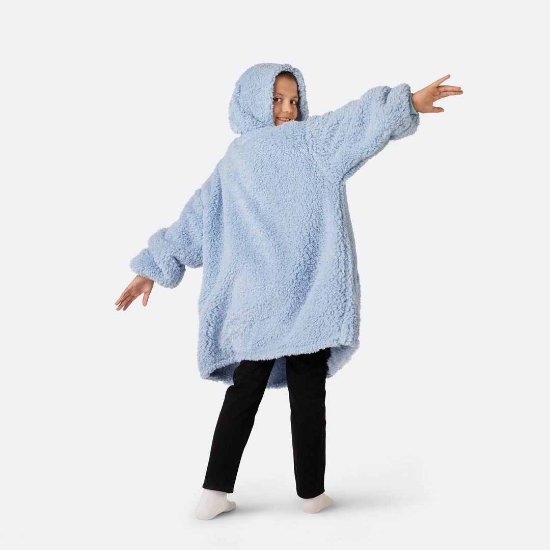 Lasten Sininen Sherpa HappyHoodie