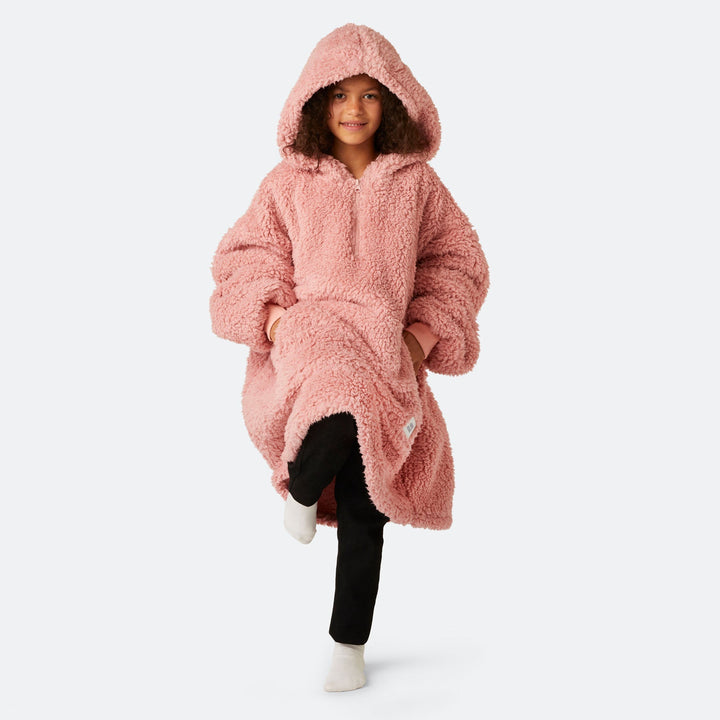 Lasten Pinkki Sherpa HappyHoodie