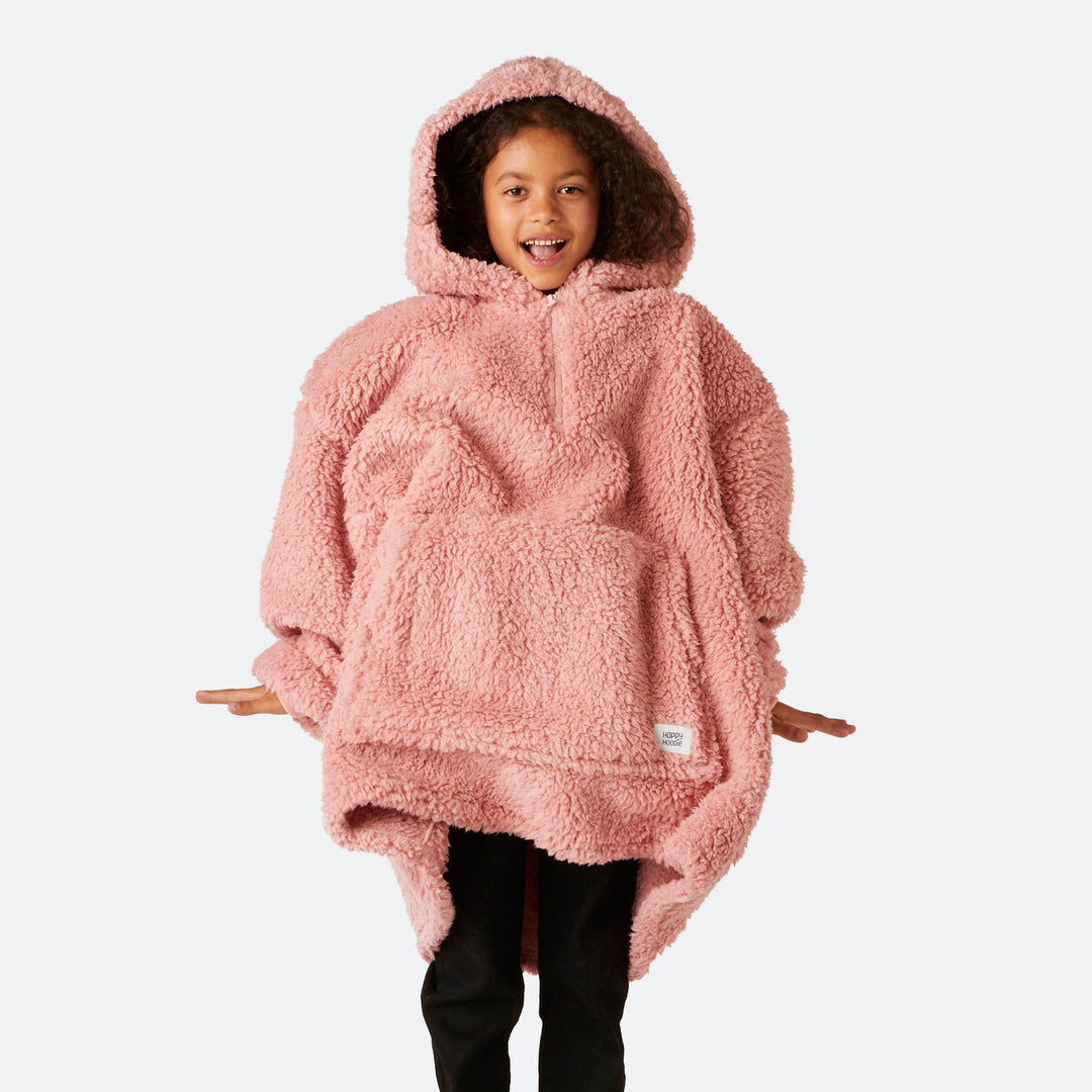 Lasten Pinkki Sherpa HappyHoodie