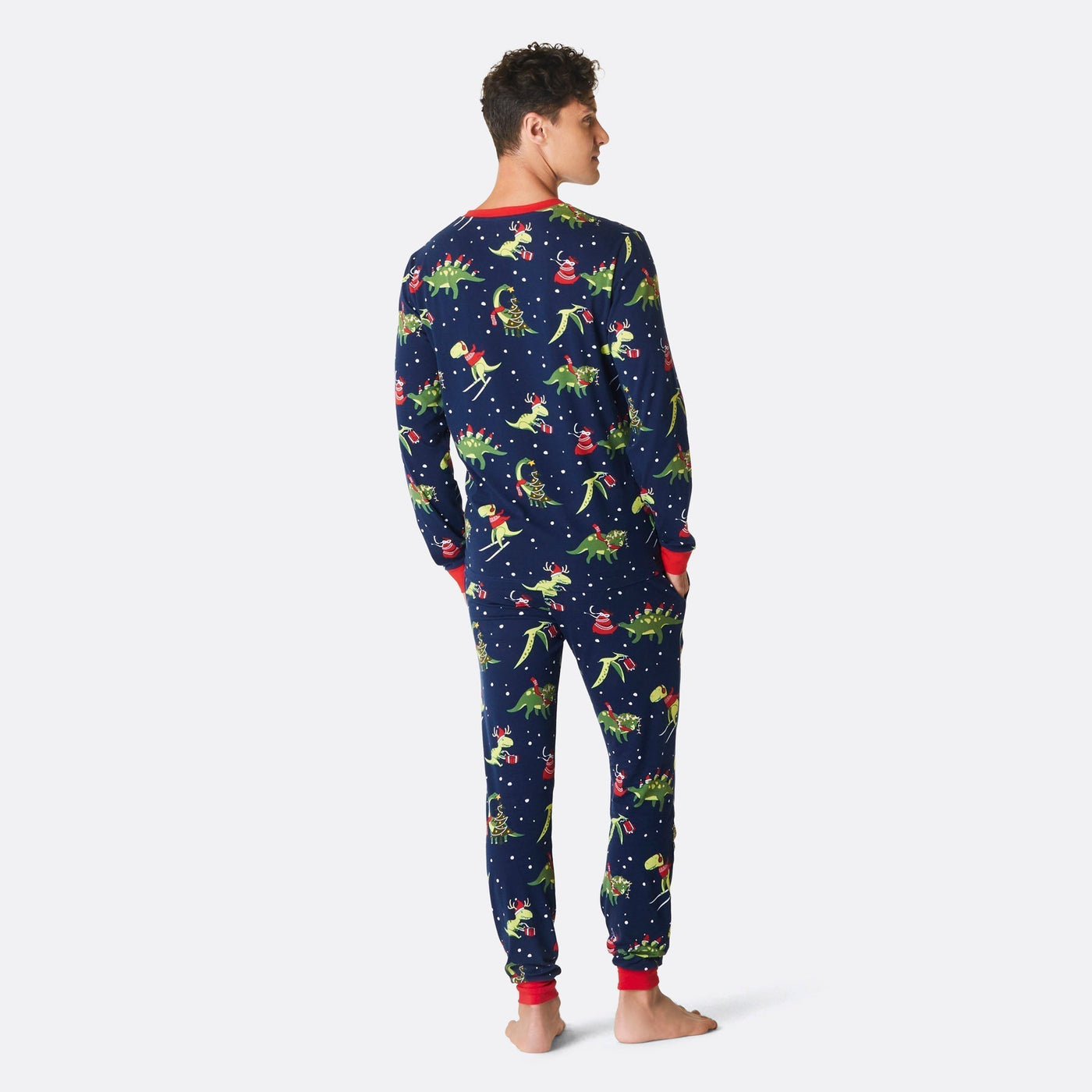 Miesten Dinosaurus Joulupyjama