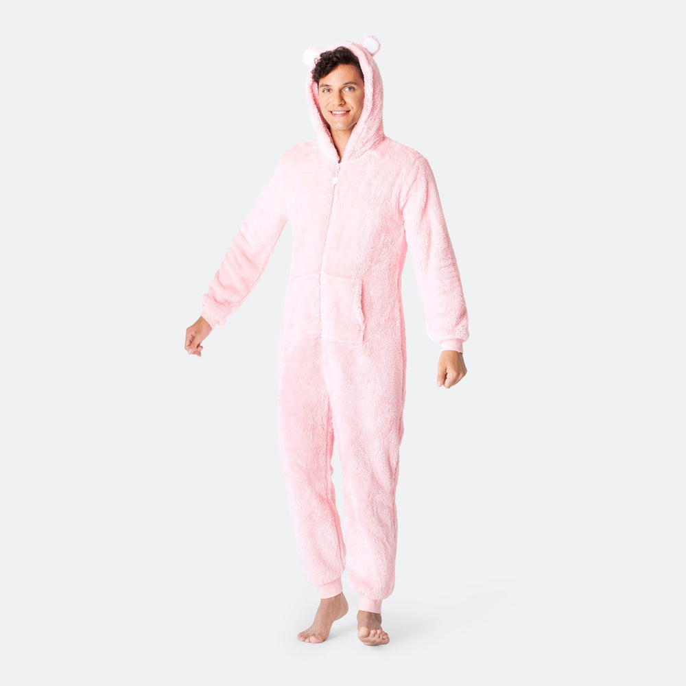 Miesten Pinkki Nallekarhu Onesie