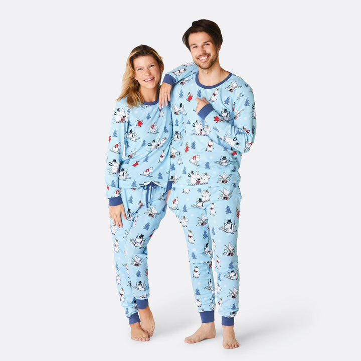 Miesten Sininen Muumi Joulupyjama