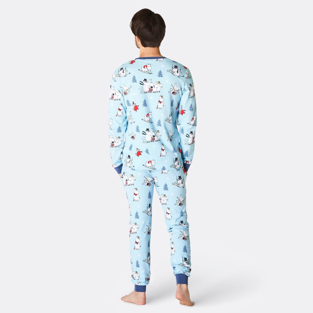 Miesten Sininen Muumi Joulupyjama