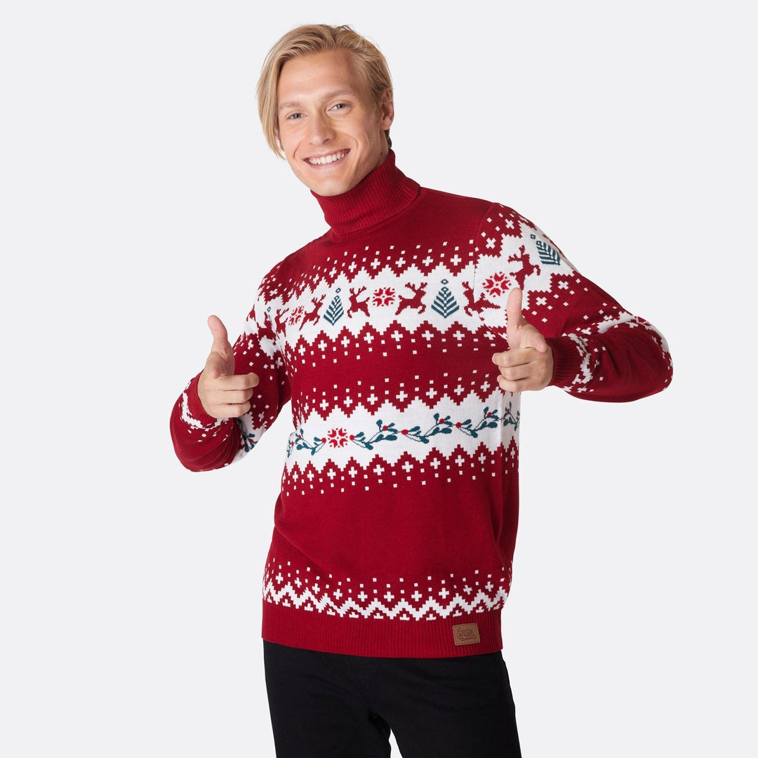 Miesten Turtleneck Jouluneule