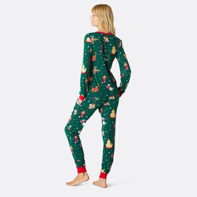 Naisten Koira Joulupyjama