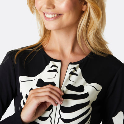 Naisten Pääkallo Halloween Bodysuit