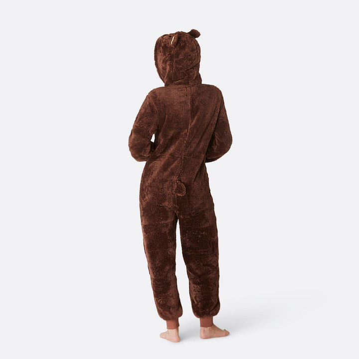 Naisten Ruskea Nallekarhu Onesie