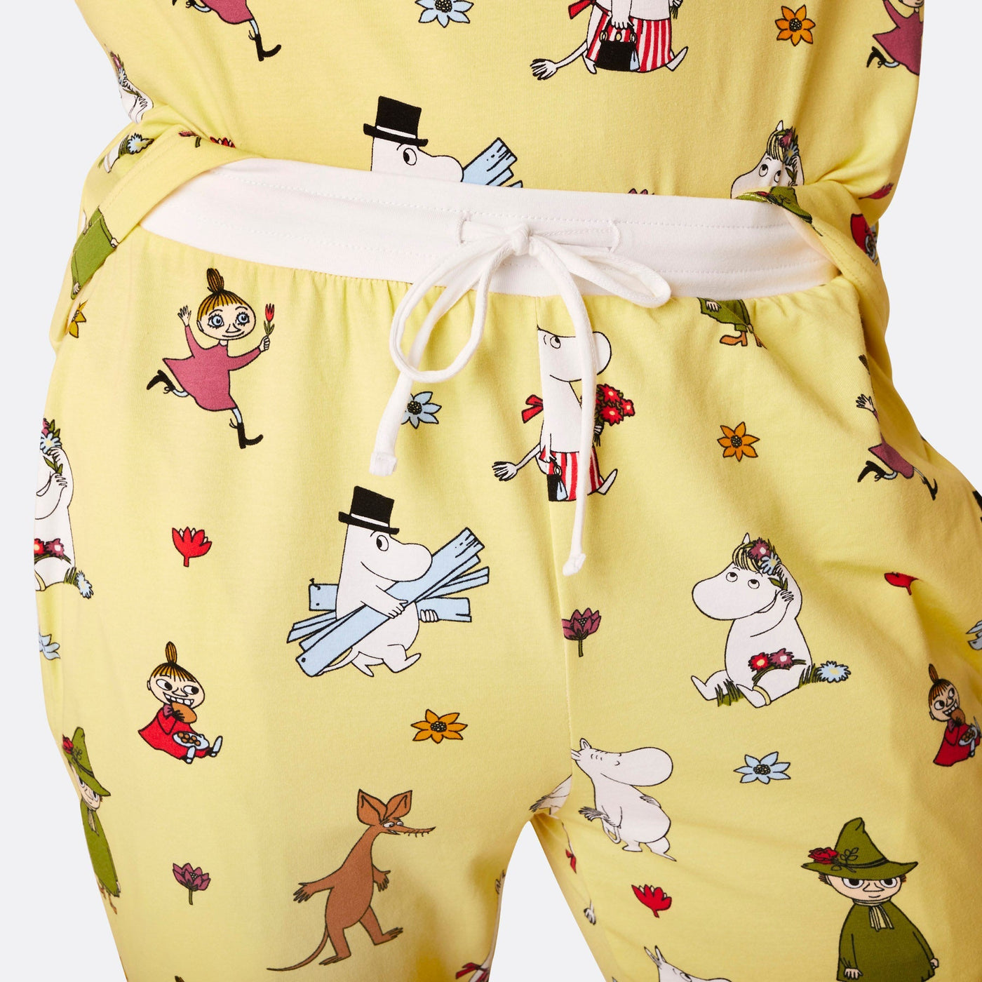 Naisten Keltainen Muumi Pyjama