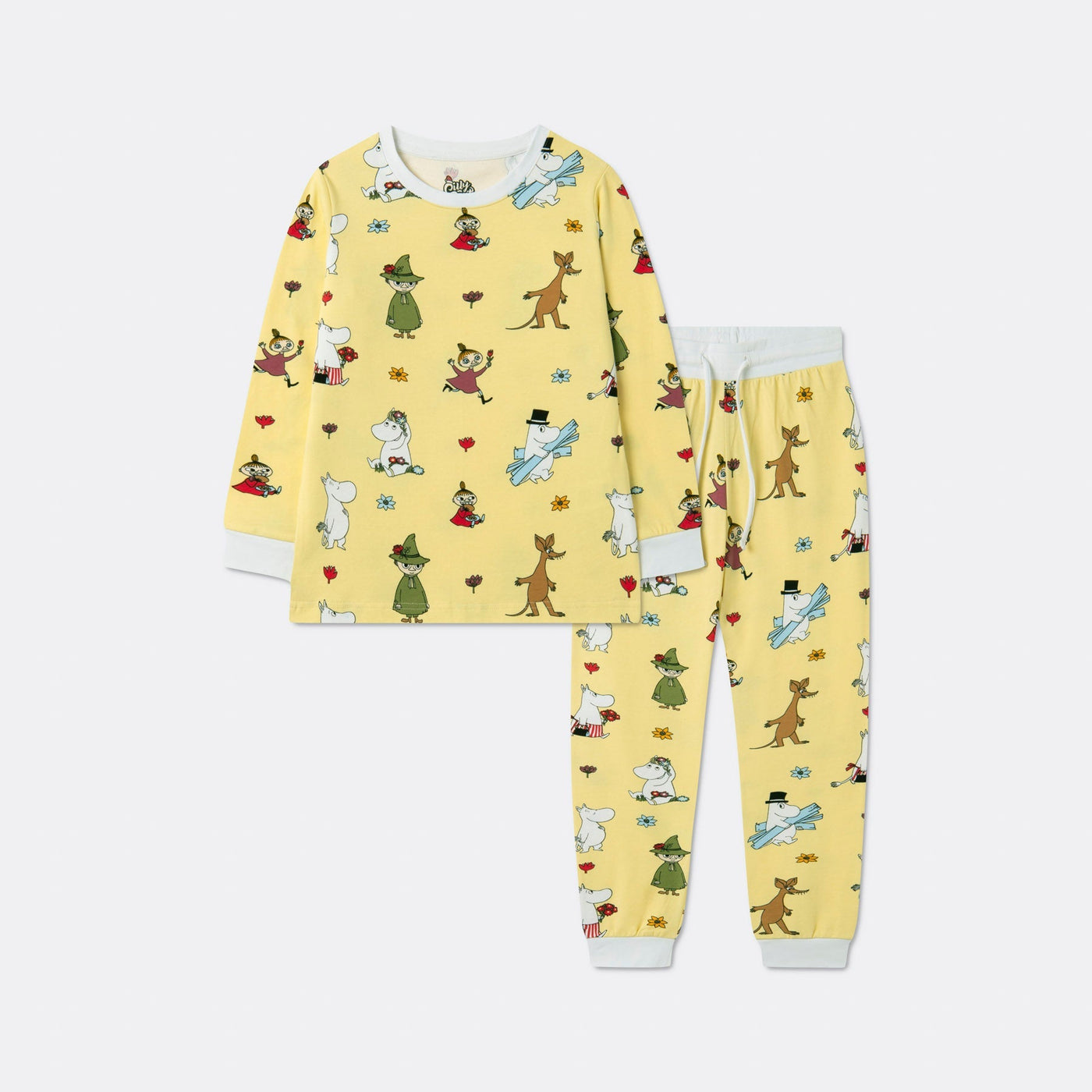 Lasten Keltainen Muumi Pyjama