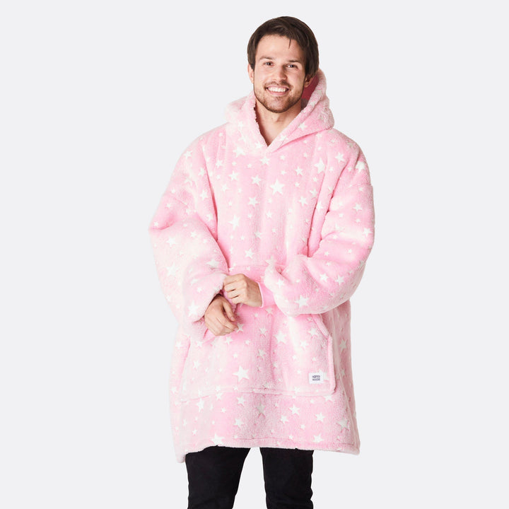 Pinkki Tähdet HappyHoodie