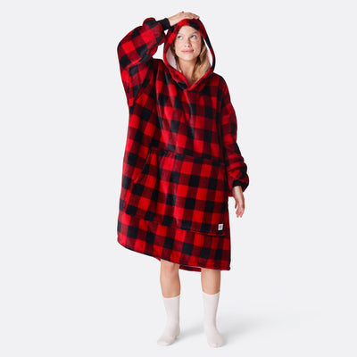 Punainen Ruutu HappyHoodie