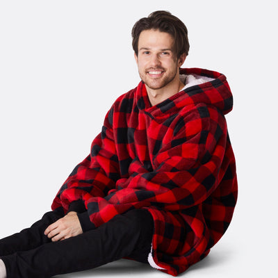 Punainen Ruutu HappyHoodie
