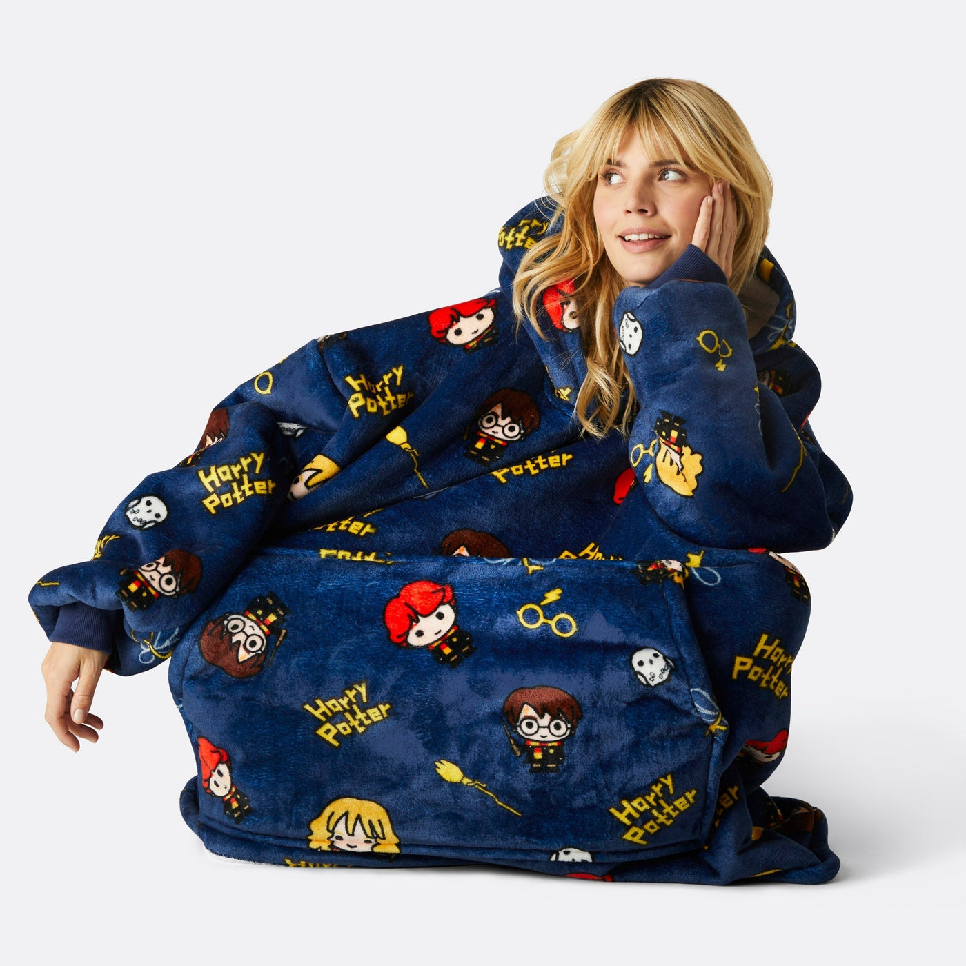 Sininen Harry Potter HappyHoodie