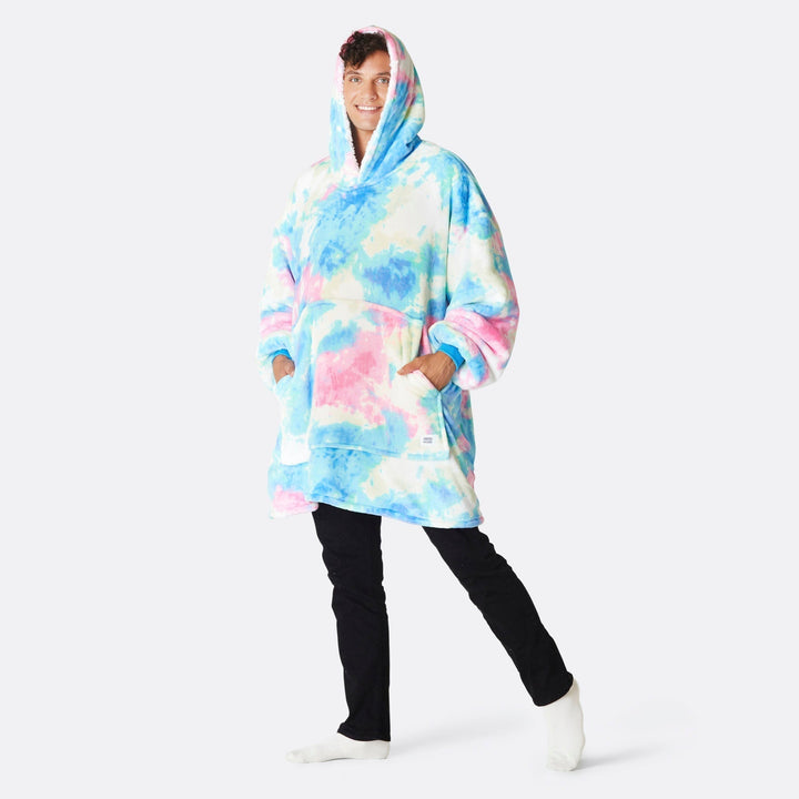 Tie Dye Sininen HappyHoodie