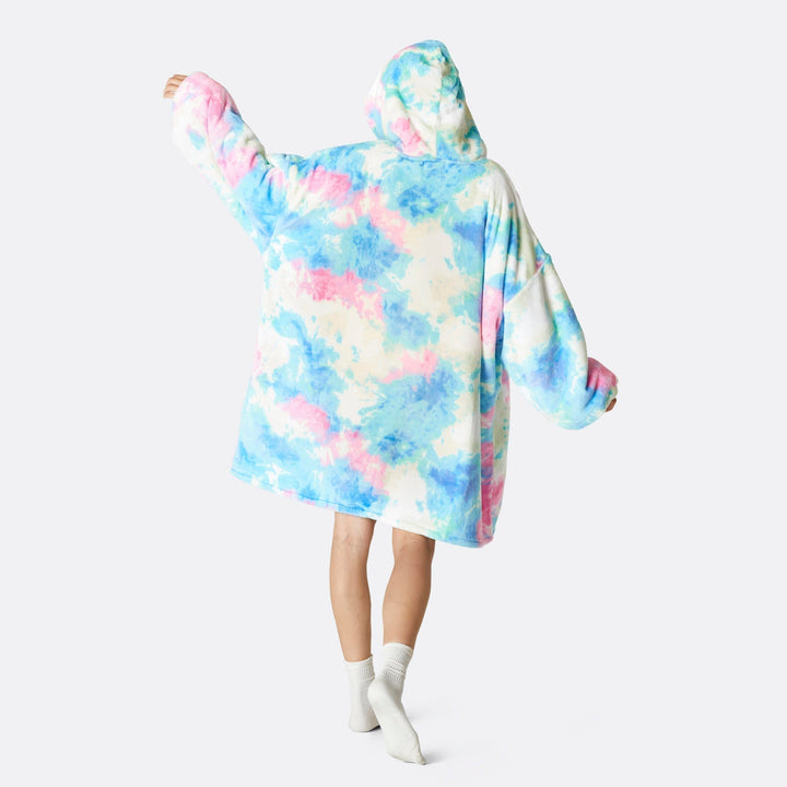 Tie Dye Sininen HappyHoodie