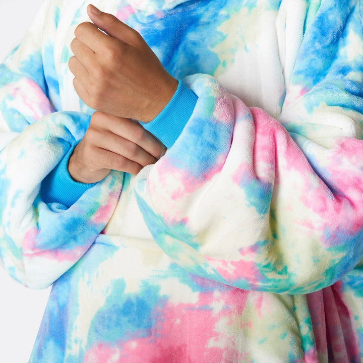 Tie Dye Sininen HappyHoodie