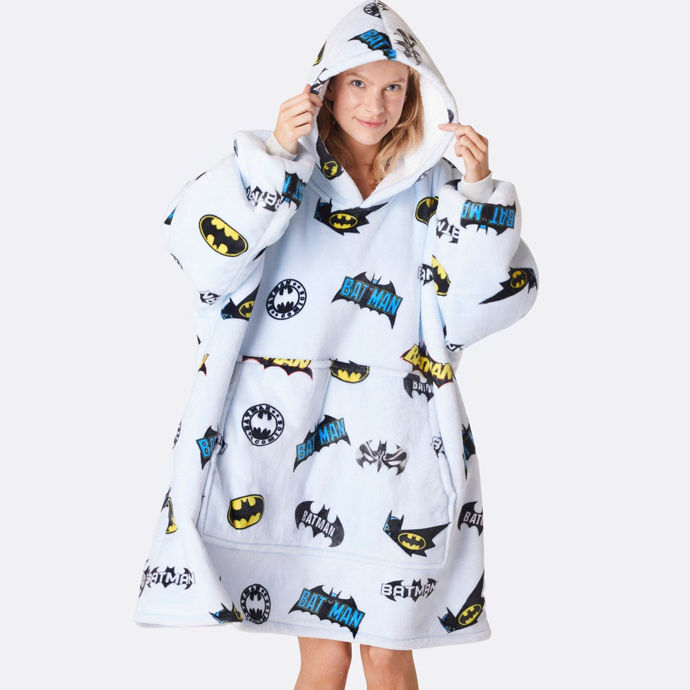 Vaaleansininen Batman HappyHoodie